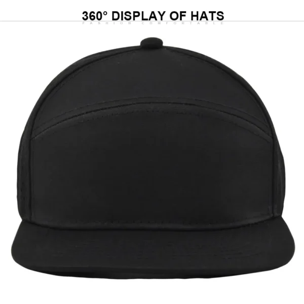 Hbacccecec2044eb2b7cb16bbe008a4b1U.webp Structured Six-Panel Mesh Snapback