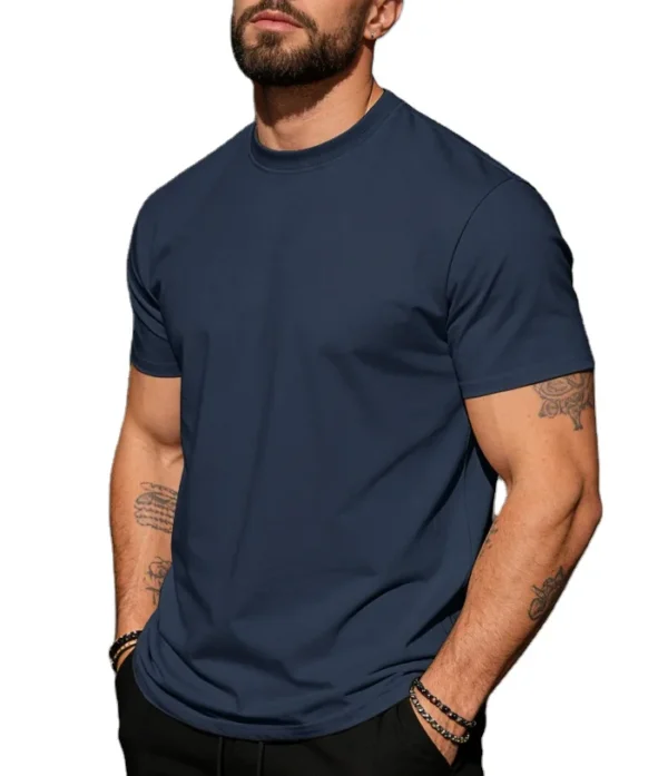 Hbd27ff0c25b1435090c017d854601202C.webp Men's Cotton Crew-Neck T-Shirt