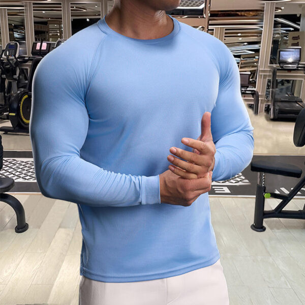Men's Stretch Quick-Dry Long-Sleeve Training Top