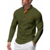 Hbfe03f89475040c7a102307ceca228f2g.jpg_960x960q80.jpg Men's Knit Mock-Neck Long-Sleeve T-Shirt