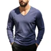 Hc05483107029470697686e0ae9eff21ah.webp Men's Linen-Blend V-Neck Long-Sleeve Top