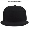 Hc1a44d47d13c486b937ef0b5e0b60d58G.jpg_960x960q80.jpg Solid Flat-Brim Snapback Cap