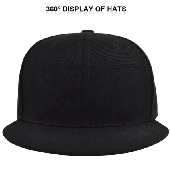 Hc1a44d47d13c486b937ef0b5e0b60d58G.jpg_960x960q80.jpg Solid Flat-Brim Snapback Cap
