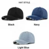 Vintage Ripped Denim Dad Cap