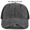 Hc6a8ea82e0b64c11b9bf2c4154b0e026r.webp Distressed Ripped-Brim Dad Cap
