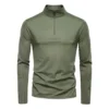 Hc75dcfa7d1d7481bb3364bcf5d7ee2dfG.webp Men's Quick-Dry Half-Zip Long-Sleeve Top