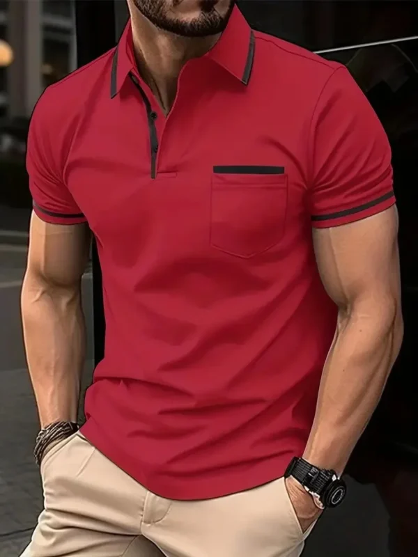 Hc8fd7b7d463e4e9c8526d384471064f63.webp Men's Pocket-Detail Performance Polo Shirt