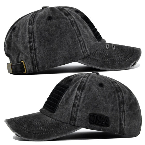 Hc93113ba51bc428a9e6daa63a6a63913P.jpg_960x960q80.jpg Vintage USA Flag Distressed Dad Cap