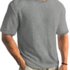 Hcc538740d83b4d88919e89134f42b54dh.webp Men's Waffle-Knit Crew-Neck T-Shirt
