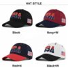 3D Embroidered USA Baseball Cap