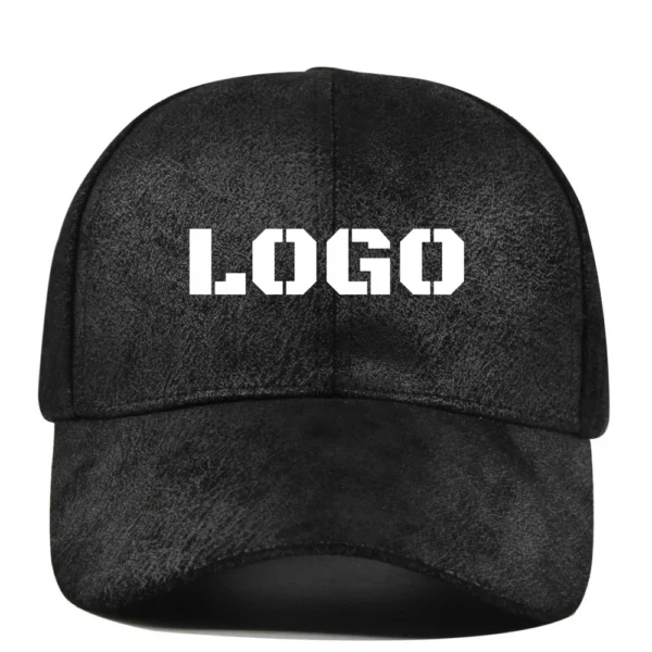 Faux Suede Duckbill Baseball Cap