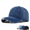 Vintage Ripped Denim Dad Cap