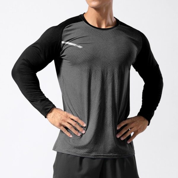 Heae7342ab2754985b3996e703a0487c44.jpg_960x960q80.jpg Men's Quick-Dry Long-Sleeve Training T-Shirt
