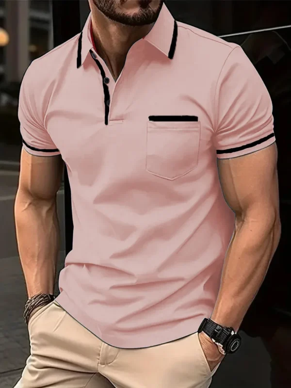 Hed22e8e28cf84d299afc755273949461E.webp Men's Pocket-Detail Performance Polo Shirt