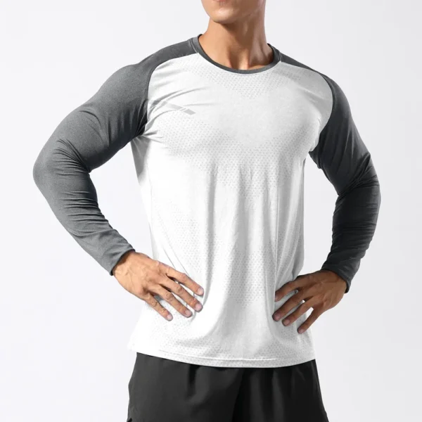 Hed61bbb832354900b4c0e073afeff01b8.webp Men's Quick-Dry Long-Sleeve Training T-Shirt