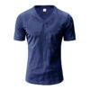 Hed873c00d12240cb841d890eefd4669fk.jpg_960x960q80.jpg Men's Textured V-Neck T-Shirt