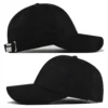 Solid Cotton Six-Panel Baseball Cap
