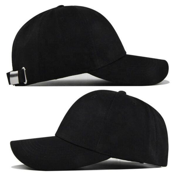 Solid Cotton Six-Panel Baseball Cap