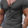 Men's Color-Block V-Neck Performance T-Shirt