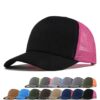 Soft-Crown Five-Panel Mesh Trucker Cap