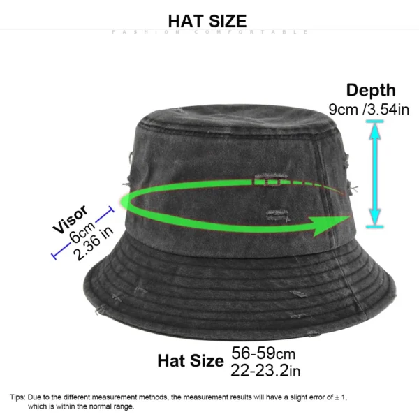 Hfe0baa98c47f48dea68b2988978ad78bI.webp Distressed Canvas Bucket Hat