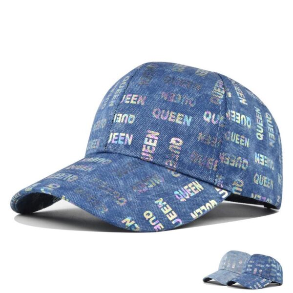 Hfea8545cedcf4593bf9d2717e5165ded7.jpg_960x960q80.jpg Queen Graphic Washed Denim Cap