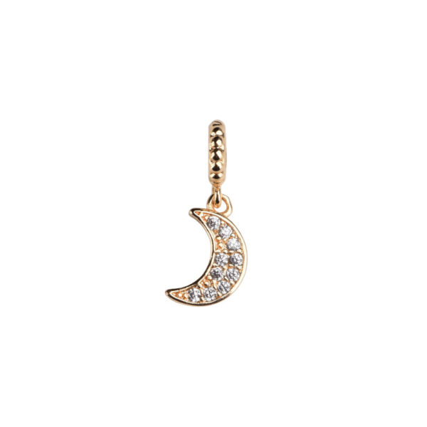 Pave Moon Pendant Pave Moon Pendant